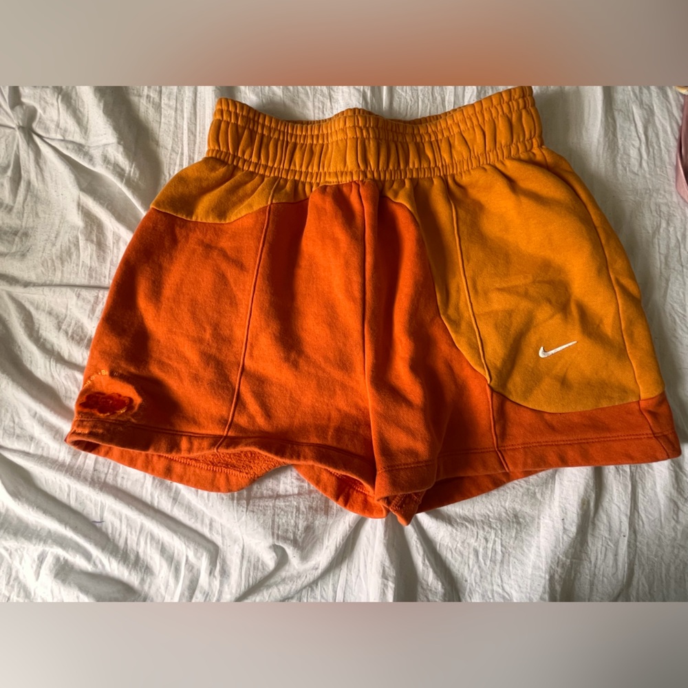 Nike Bright Orange Sports Shorts